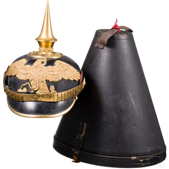 Helm f&uuml;r Offiziere der mexikanischen Infanterie, um 1900