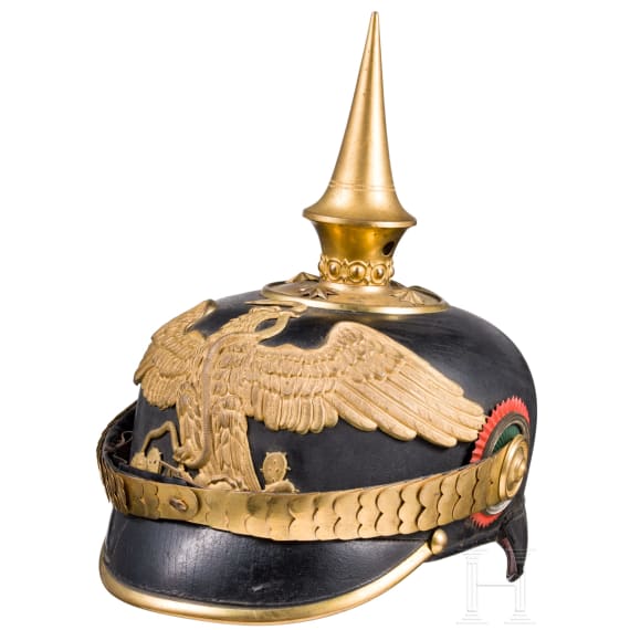 Helm f&uuml;r Offiziere der mexikanischen Infanterie, um 1900