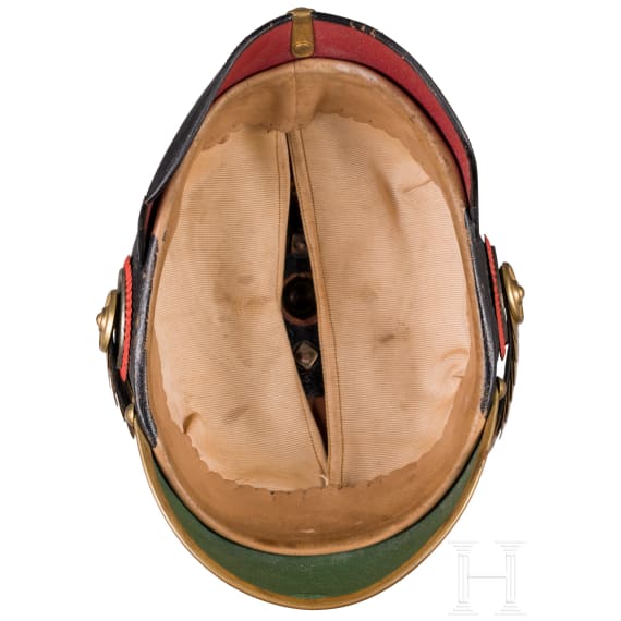 Helm f&uuml;r Offiziere der mexikanischen Infanterie, um 1900