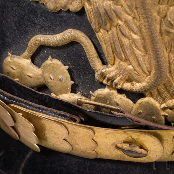 Helm f&uuml;r Offiziere der mexikanischen Infanterie, um 1900