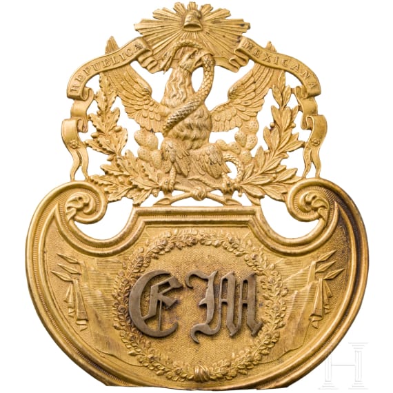 Tschakoemblem aus der Regierungszeit Kaiser Maximilians