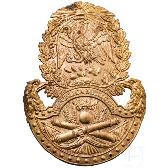 Tschakoemblem der Artillerie, wohl der 2. Republik, ab 1867