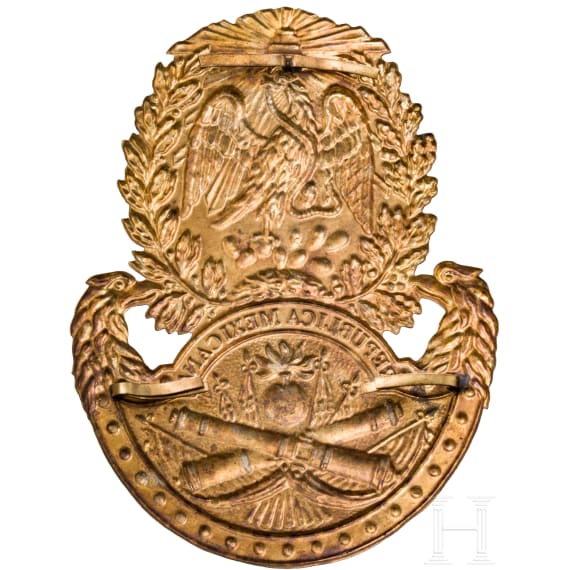 Tschakoemblem der Artillerie, wohl der 2. Republik, ab 1867