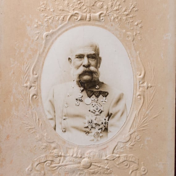 Kaiserin Elisabeth von &Ouml;sterreich und Kaiser Franz Joseph I. - Foto-Paravent, um 1890