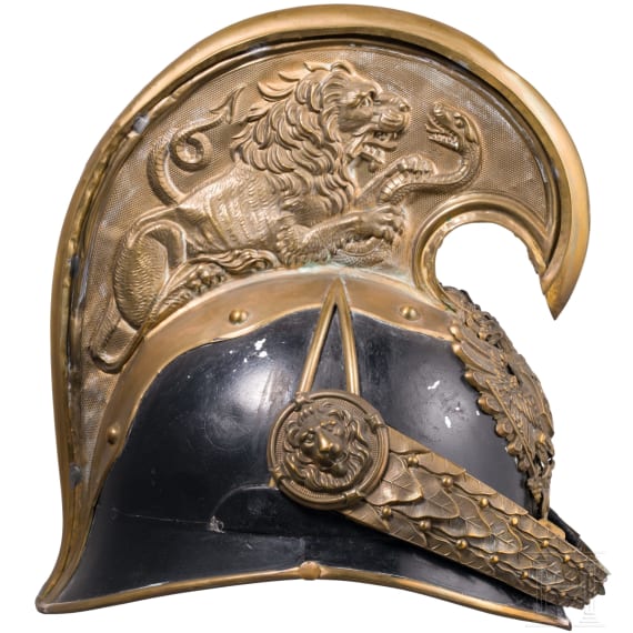 Helm M 1850 f&uuml;r Offiziere der Dragoner