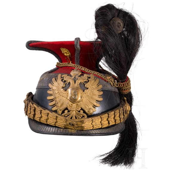 Tschapka f&uuml;r Subalternoffiziere im k.u.k. Ulanenregiment "Erzherzog Carl" Nr. 3