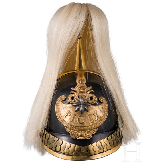 Helm f&uuml;r hohe Offiziere der "Guardia Civica Pontificia", 1846-78