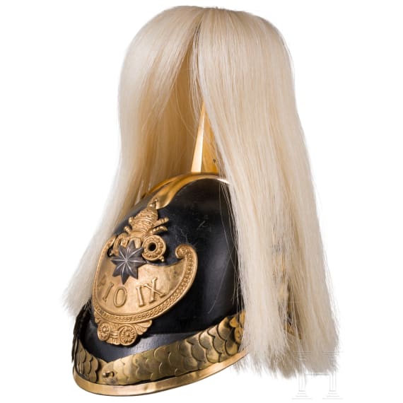 Helm f&uuml;r hohe Offiziere der "Guardia Civica Pontificia", 1846-78