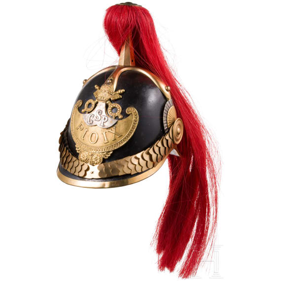 Helm f&uuml;r Angeh&ouml;rige der "Guardia Svizzera Pontificia", 1846-78