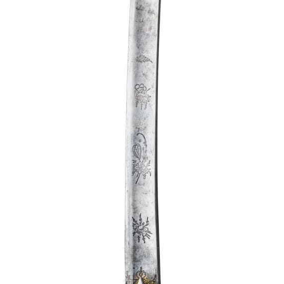 Kavallerie-Offizierss&auml;bel, deutsch, 19. Jhdt.