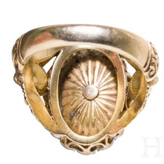 K&ouml;nig Ludwig II. von Bayern - goldener Geschenkring
