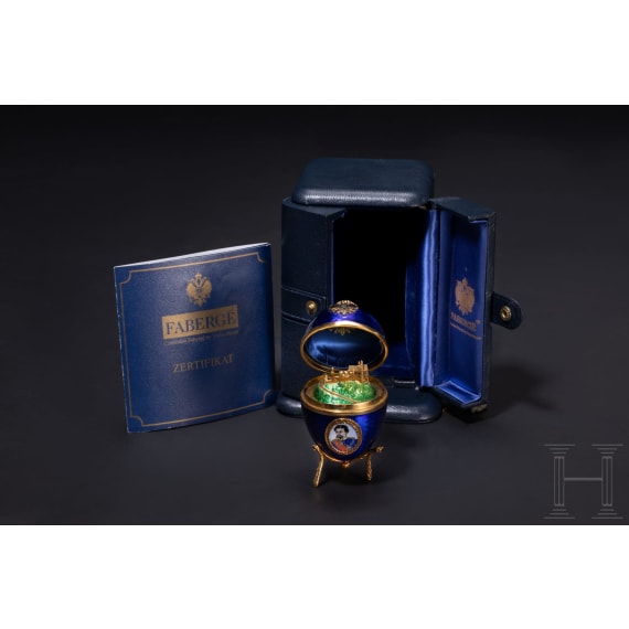Faberg&eacute;-Jubil&auml;ums-Osterei "150 Jahre K&ouml;nig Ludwig II.", Nummer 4 aus der auf 25 Exemplare limitierten Auflage der "Collection Faberg&eacute; by Victor Mayer"