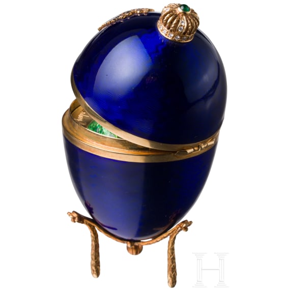Faberg&eacute;-Jubil&auml;ums-Osterei "150 Jahre K&ouml;nig Ludwig II.", Nummer 4 aus der auf 25 Exemplare limitierten Auflage der "Collection Faberg&eacute; by Victor Mayer"