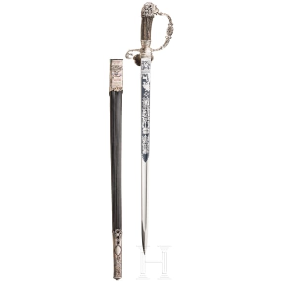K&ouml;nig Ludwig II. von Bayern - Hirschf&auml;nger, Museumsreproduktion, 20. Jhdt.