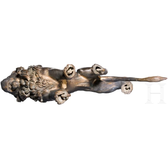 L&ouml;we zum Helm M 1852 der Leibgarde der Hartschiere