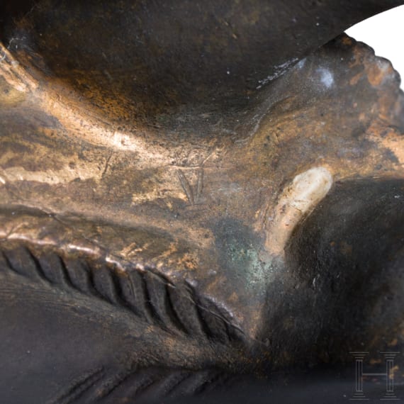 L&ouml;we zum Helm M 1852 der Leibgarde der Hartschiere