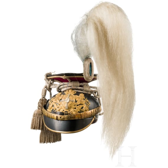 Tschapka M 1886 f&uuml;r Offiziere im K&ouml;niglich Bayerischen 1. Ulanen-Regiment