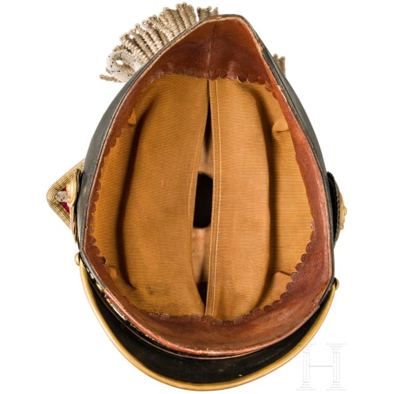 Tschapka M 1886 f&uuml;r Offiziere im K&ouml;niglich Bayerischen 1. Ulanen-Regiment