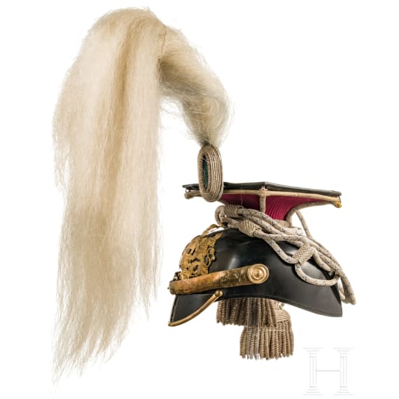 Tschapka M 1886 f&uuml;r Offiziere im K&ouml;niglich Bayerischen 1. Ulanen-Regiment