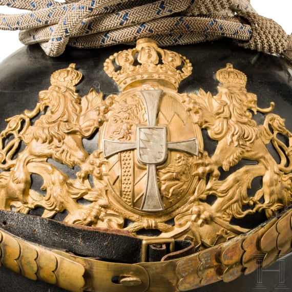 Tschapka M 1886 f&uuml;r Offiziere im K&ouml;niglich Bayerischen 1. Ulanen-Regiment
