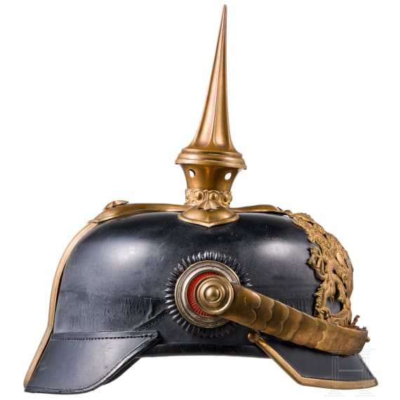 Helm M 1886 f&uuml;r Reserveoffiziere der Infanterie, um 1900