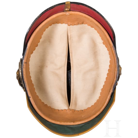 Helm M 1886 f&uuml;r Reserveoffiziere der Infanterie, um 1900