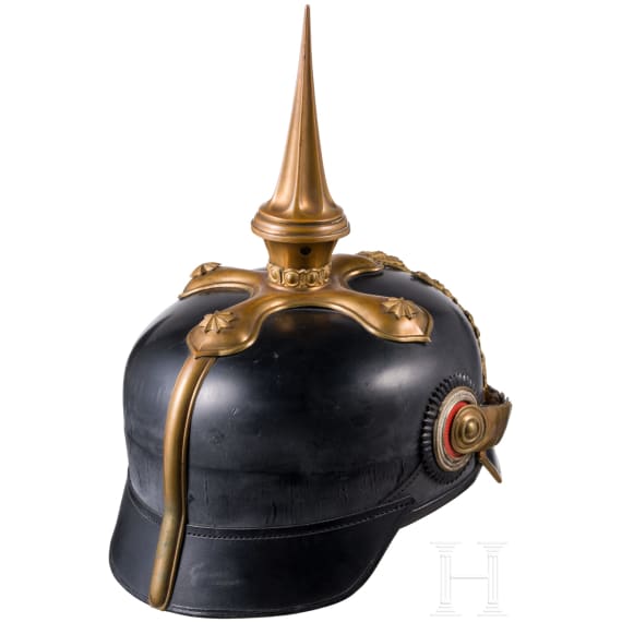 Helm M 1886 f&uuml;r Reserveoffiziere der Infanterie, um 1900