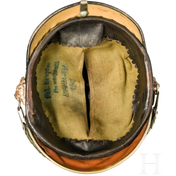 Helm M 1886 f&uuml;r Angeh&ouml;rige der Polizei