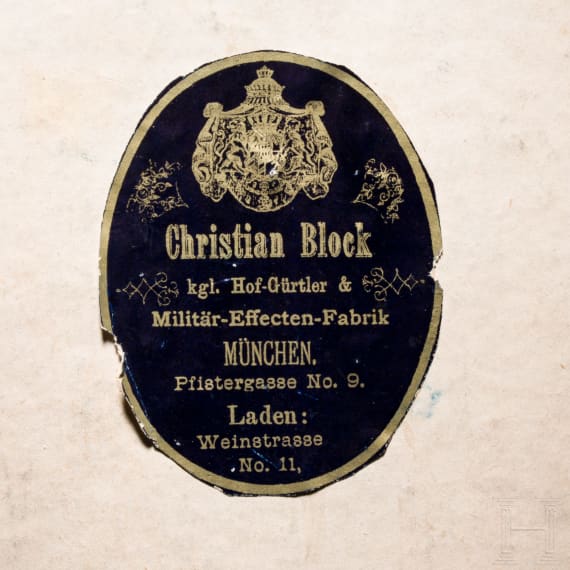 Effektennachlass, Bayern, um 1900