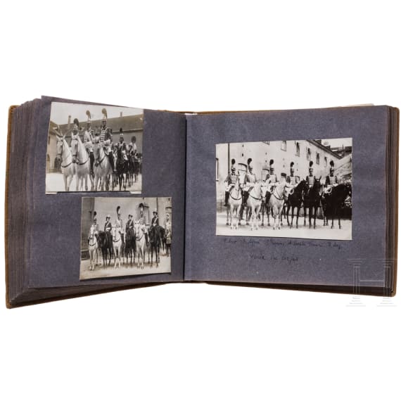 Rudolf Graf von Marogna-Redwitz (1886 - 1944) - Fotoalbum, vorwiegend K.B. 1. Schweres Reiter-Regiment, ab 1904