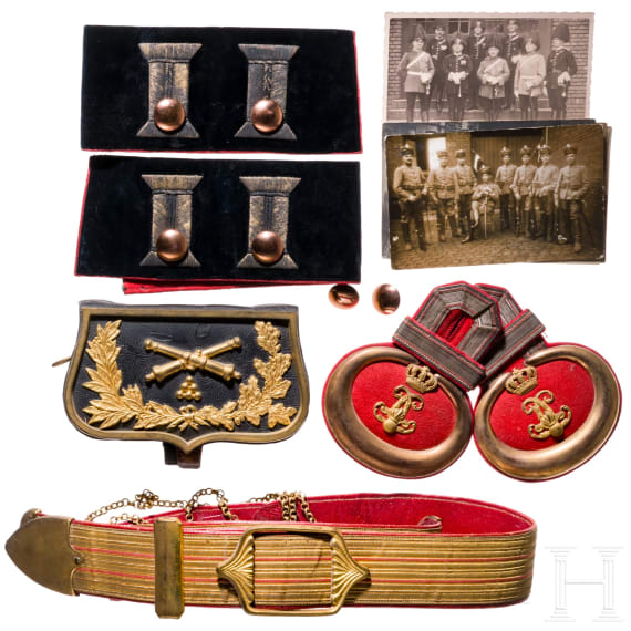 Effekten f&uuml;r Offiziere im 1. Gro&szlig;herzoglich Hessischen Feldartillerie-Regiment Nr. 25