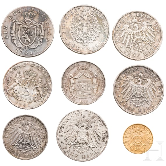 Kleines M&uuml;nzenkonvolut Hessen