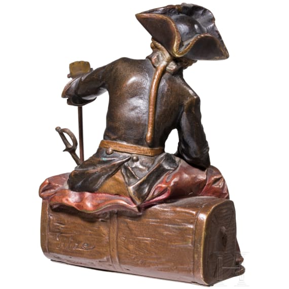Friedrich der Gro&szlig;e - Bronzefigur, um 1910