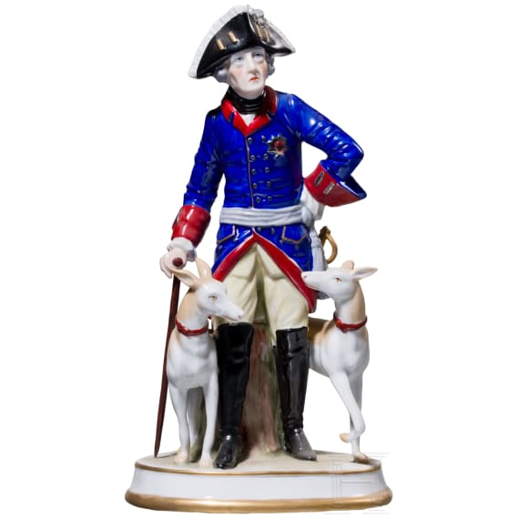 K&ouml;nig Friedrich II. von Preu&szlig;en, Sitzendorfer Porzellanmanufaktur, 20. Jhdt.