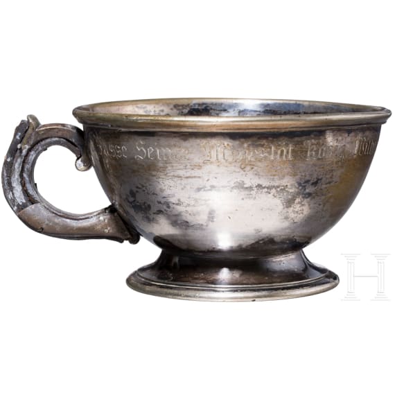 Kaiser Wilhelm I. - Tasse aus dem Feldzug 1870