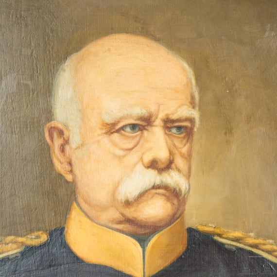 Otto F&uuml;rst von Bismarck - Portraitgem&auml;lde, Ende 19./Anfang 20. Jhdt.