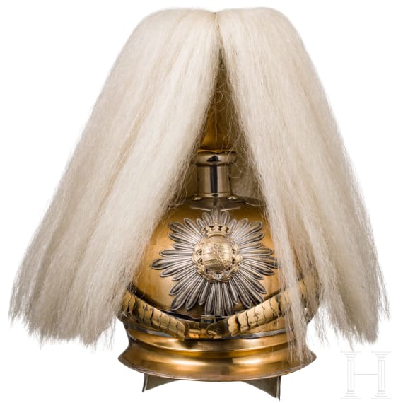 Helm f&uuml;r Offiziere des Garde-Reiter-Regiments oder der Karabiniers, vor 1907