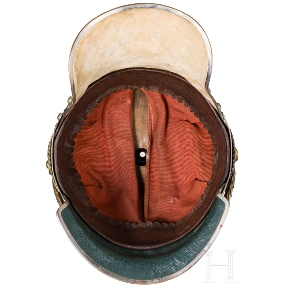 Helm f&uuml;r Offiziere des Garde-Reiter-Regiments oder der Karabiniers, vor 1907