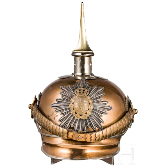 Helm f&uuml;r Offiziere des Garde-Reiter-Regiments oder der Karabiniers, um 1900