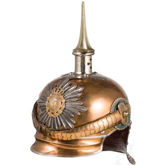 Helm f&uuml;r Offiziere des Garde-Reiter-Regiments oder der Karabiniers, um 1900