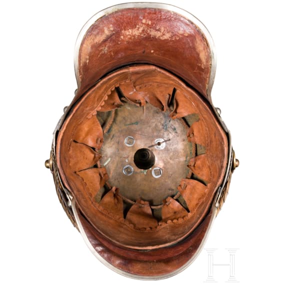 Helm f&uuml;r Offiziere des Garde-Reiter-Regiments oder der Karabiniers, um 1900