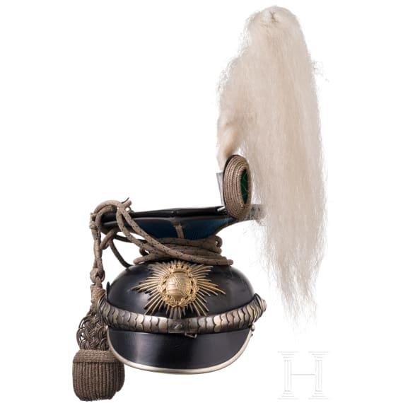 Tschapka f&uuml;r Offiziere im 3. Ulanen-Regiment Nr. 21 "Kaiser Wilhelm II., K&ouml;nig von Preu&szlig;en", um 1900
