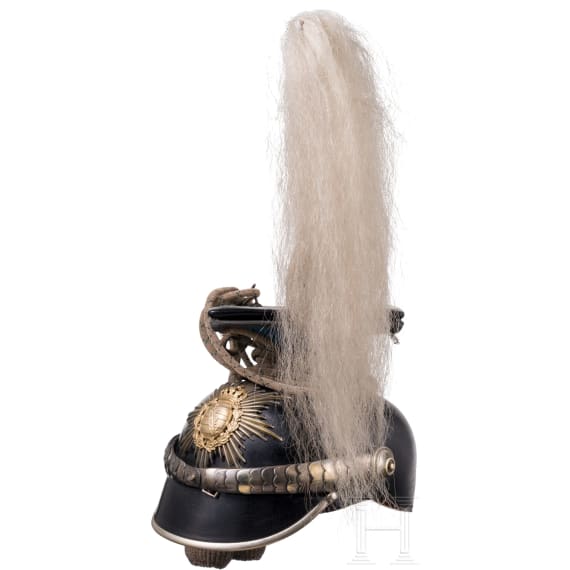 Tschapka f&uuml;r Offiziere im 3. Ulanen-Regiment Nr. 21 "Kaiser Wilhelm II., K&ouml;nig von Preu&szlig;en", um 1900