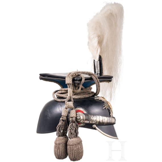 Tschapka f&uuml;r Offiziere im 3. Ulanen-Regiment Nr. 21 "Kaiser Wilhelm II., K&ouml;nig von Preu&szlig;en", um 1900