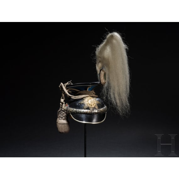 Tschapka f&uuml;r Offiziere im 3. Ulanen-Regiment Nr. 21 "Kaiser Wilhelm II., K&ouml;nig von Preu&szlig;en", um 1900