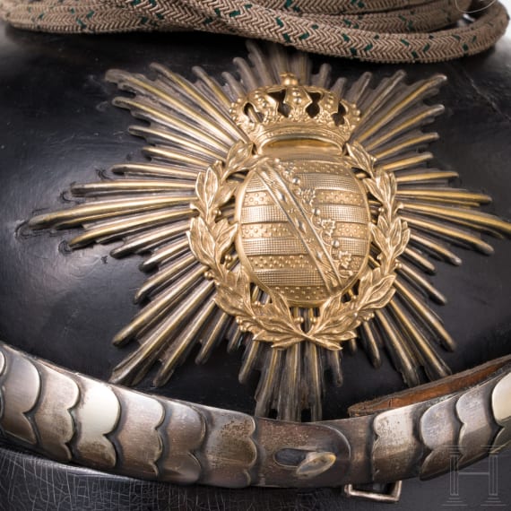 Tschapka f&uuml;r Offiziere im 3. Ulanen-Regiment Nr. 21 "Kaiser Wilhelm II., K&ouml;nig von Preu&szlig;en", um 1900