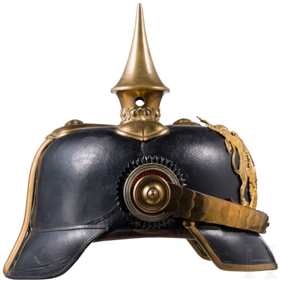Helm f&uuml;r Reserveoffiziere der w&uuml;rttembergischen Infanterie, um 1900