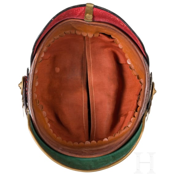 Helm f&uuml;r Reserveoffiziere der w&uuml;rttembergischen Infanterie, um 1900