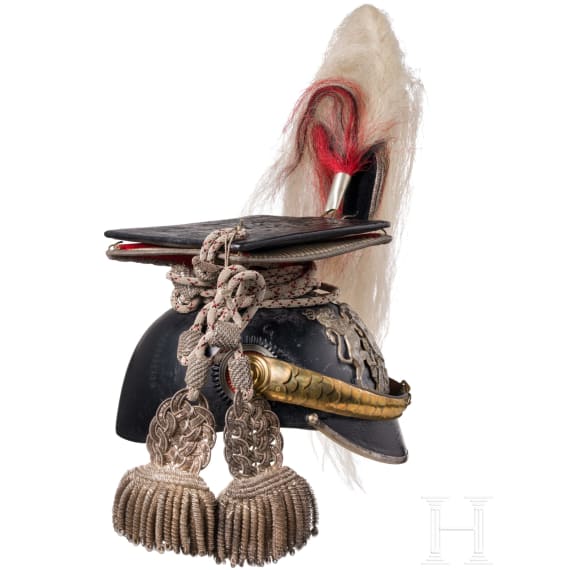 Tschapka f&uuml;r Offiziere im Ulanen-Regiment K&ouml;nig Karl (1. W&uuml;rttembergisches) Nr. 19, um 1910