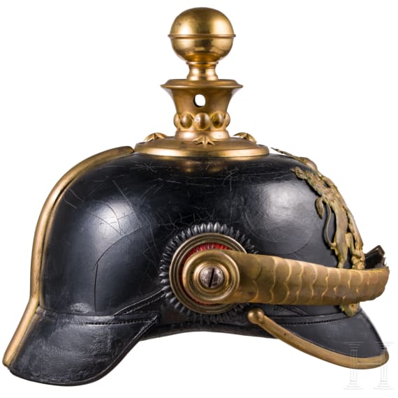 Helm f&uuml;r Offiziere der Feldartillerie, um 1900